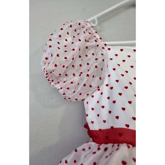 NWT Bitty Bundles of Joy M.Joy Handmade "Be Mine" Valentine Hearts Dress Size 10 - Picture 7 of 13